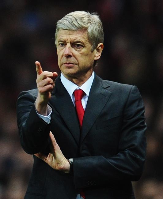 Arsene Wenger Pointing