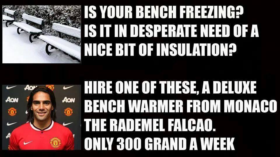 Radamel Falcao Expert Bench Warmer